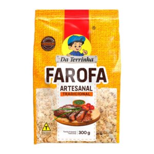 Da Terrinha farofa Artesanal Traditional 300g Caixa 20 Und